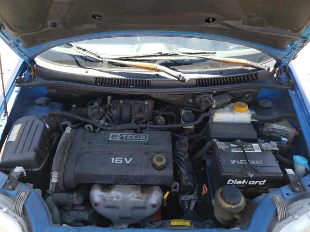 KL1TD66677B761467 - 2007 CHEVROLET AVEO BASE BLUE photo 11