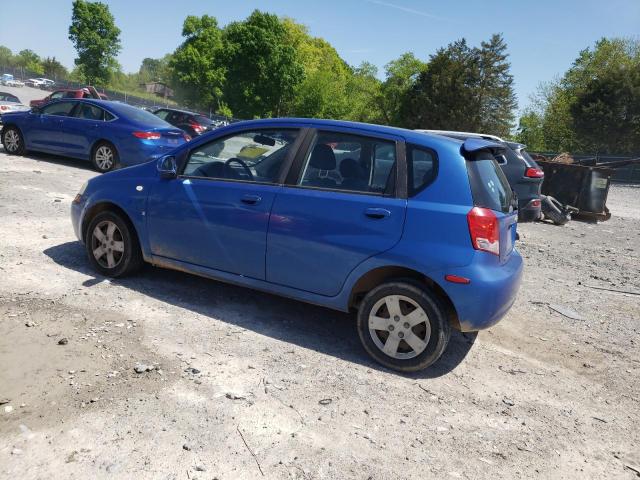 KL1TD66677B761467 - 2007 CHEVROLET AVEO BASE BLUE photo 2