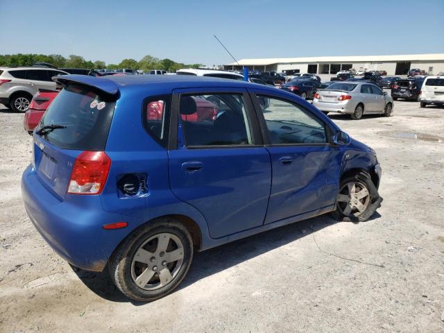 KL1TD66677B761467 - 2007 CHEVROLET AVEO BASE BLUE photo 3