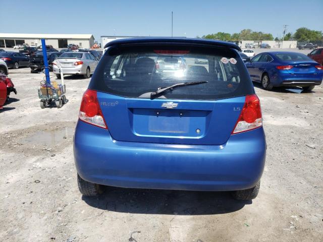 KL1TD66677B761467 - 2007 CHEVROLET AVEO BASE BLUE photo 6