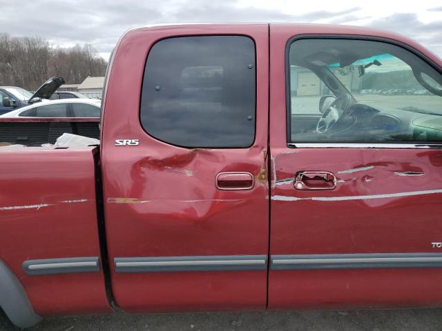 5TBBT441XYS119279 - 2001 TOYOTA TUNDRA ACCESS CAB ბურგუნდია ფოტო 10