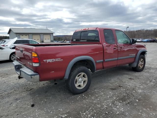 5TBBT441XYS119279 - 2001 TOYOTA TUNDRA ACCESS CAB ბურგუნდია ფოტო 3