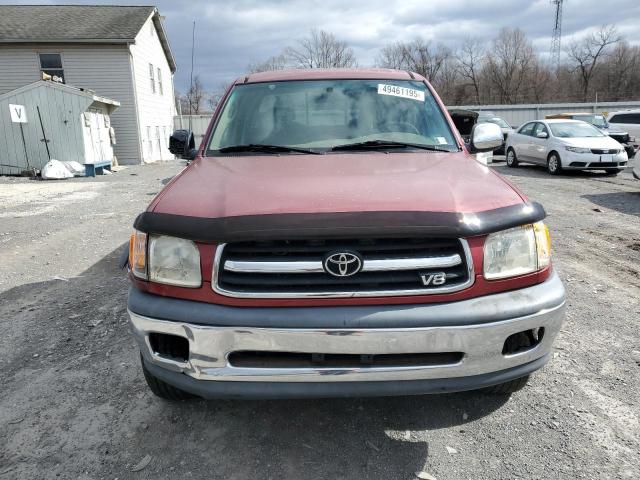 5TBBT441XYS119279 - 2001 TOYOTA TUNDRA ACCESS CAB ბურგუნდია ფოტო 5