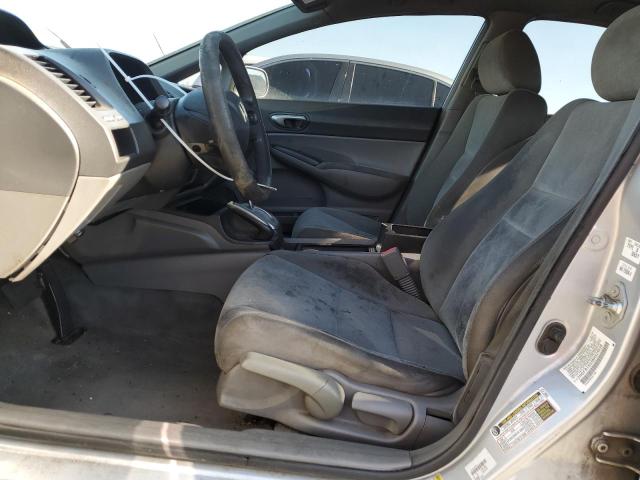 2HGFA16538H524638 - 2008 HONDA CIVIC LX SILVER photo 7