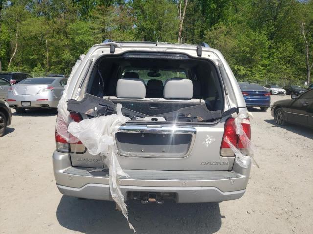 5LMEU88H34ZJ33736 - 2004 LINCOLN AVIATOR 银色 照片 6