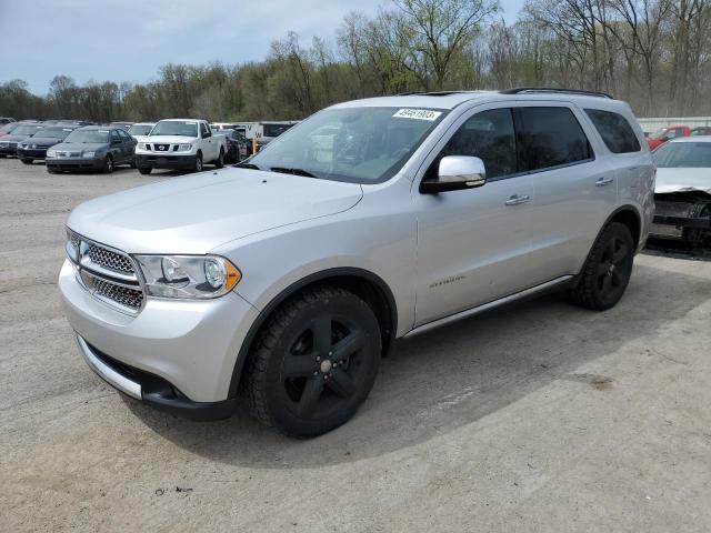 1C4SDJET1CC282965 - 2012 DODGE DURANGO CITADEL SILVER photo 1