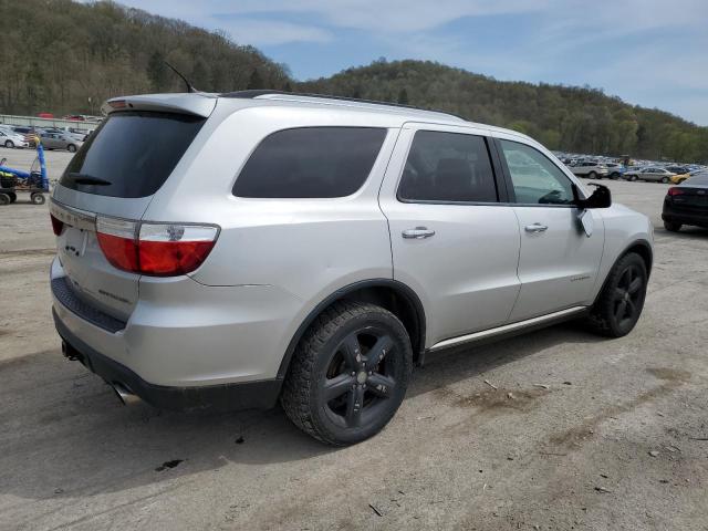 1C4SDJET1CC282965 - 2012 DODGE DURANGO CITADEL SILVER photo 3