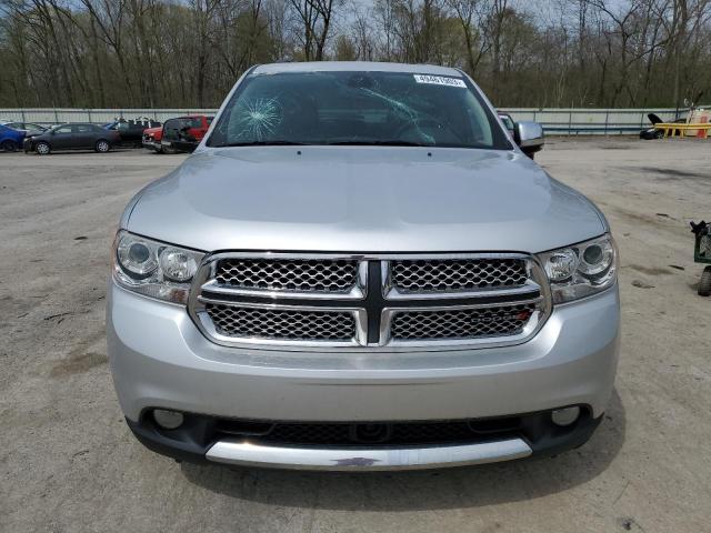 1C4SDJET1CC282965 - 2012 DODGE DURANGO CITADEL SILVER photo 5