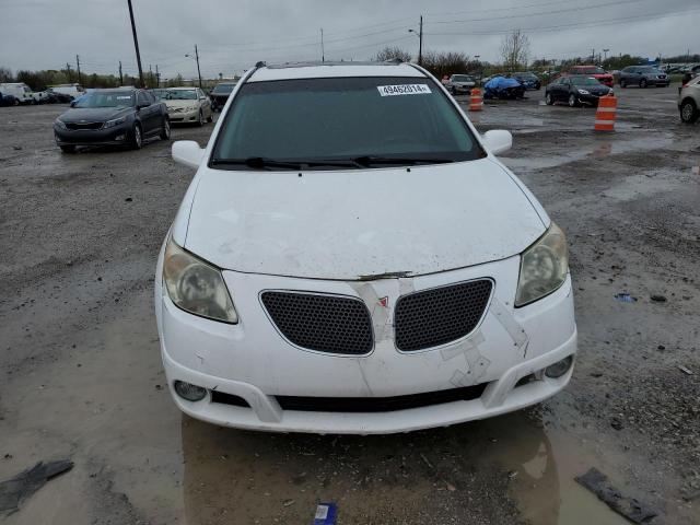 5Y2SL63845Z442674 - 2005 PONTIAC VIBE WHITE photo 5