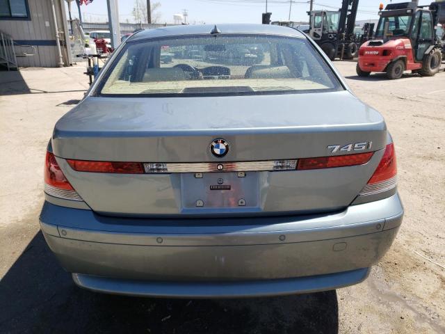 WBAGL63402DP60753 - 2002 BMW 745 I GREEN photo 6