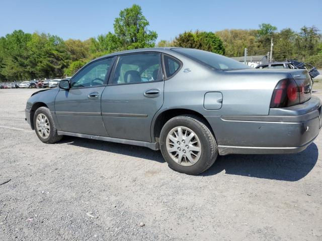 2G1WF52E449345986 - 2004 CHEVROLET IMPALA GRAY photo 2