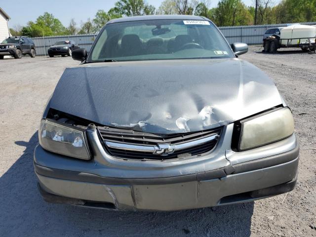 2G1WF52E449345986 - 2004 CHEVROLET IMPALA GRAY photo 5