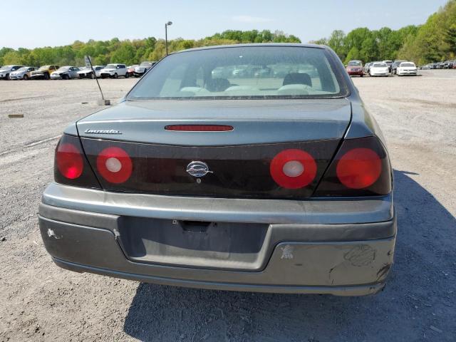 2G1WF52E449345986 - 2004 CHEVROLET IMPALA GRAY photo 6