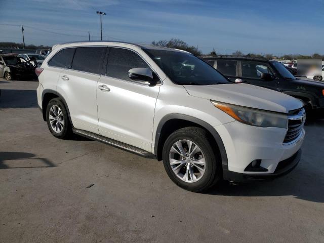 5TDKKRFH8FS099015 - 2015 TOYOTA HIGHLANDER XLE 白色 照片 4