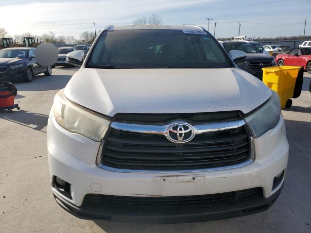 5TDKKRFH8FS099015 - 2015 TOYOTA HIGHLANDER XLE 白色 照片 5