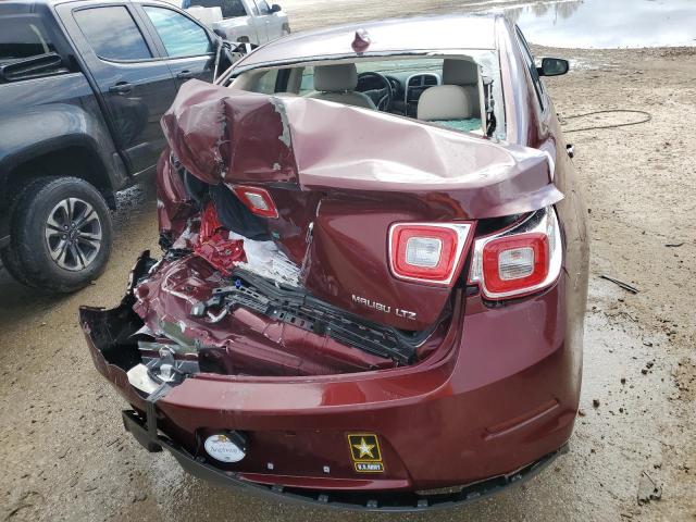1G11F5SL9FF187275 - 2015 CHEVROLET MALIBU LTZ ბურგუნდია ფოტო 6
