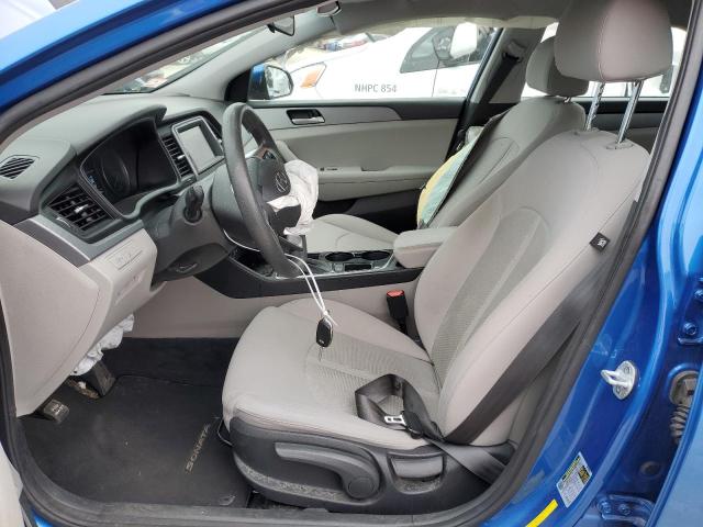 5NPE24AF1JH716887 - 2018 HYUNDAI SONATA SE BLUE photo 7