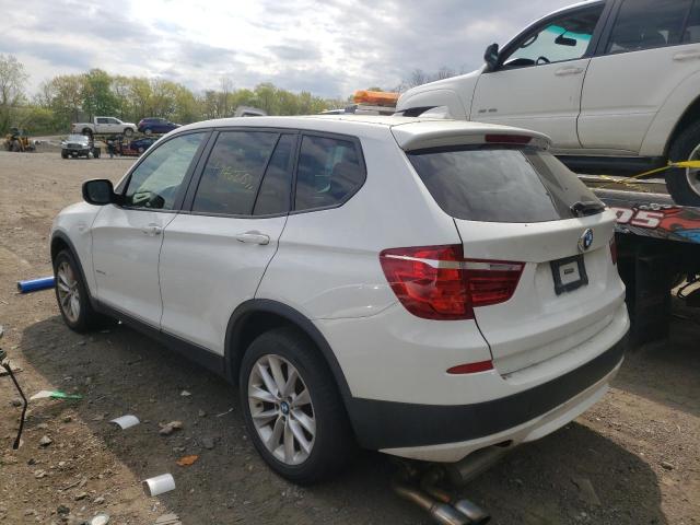 5UXWX9C53D0A18789 - 2013 BMW X3 XDRIVE28I WHITE photo 2