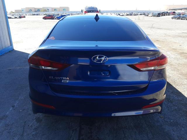 5NPD74LFXHH191753 - 2017 HYUNDAI ELANTRA SE BLUE photo 6