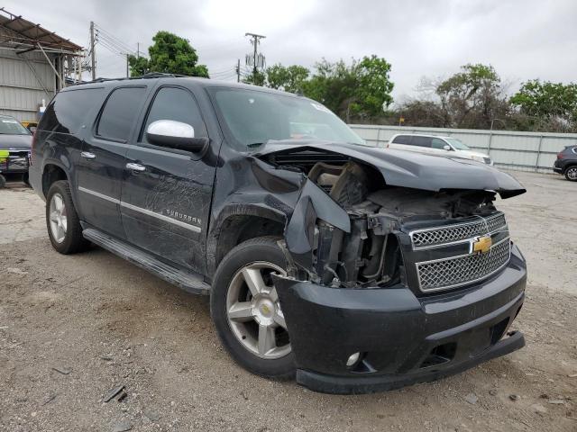 1GNSCKE05CR251642 - 2012 CHEVROLET SUBURBAN C1500 LTZ BLACK photo 4