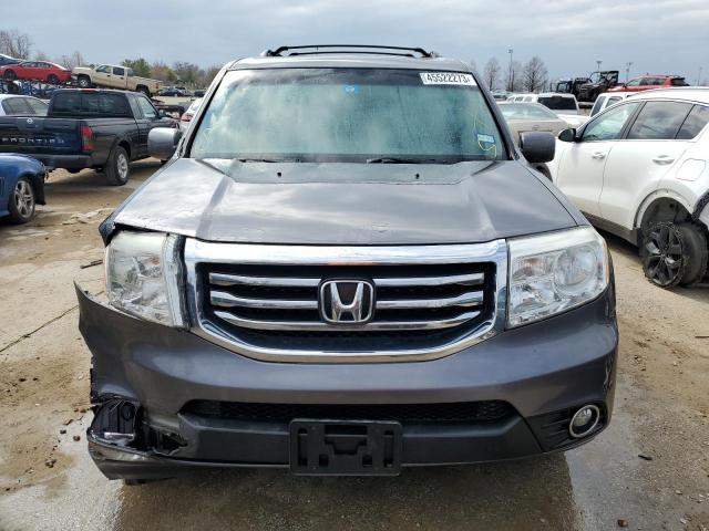 5FNYF3H96EB004651 - 2014 HONDA PILOT TOURING GRAY photo 5