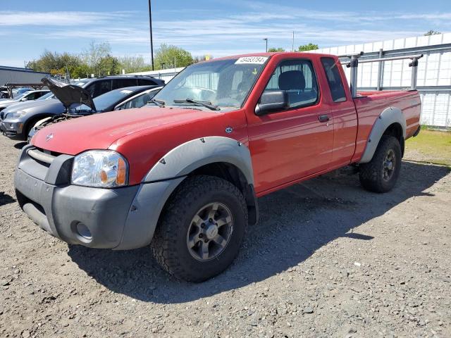 1N6ED26T82C303940 - 2002 NISSAN FRONTIER KING CAB XE RED photo 1