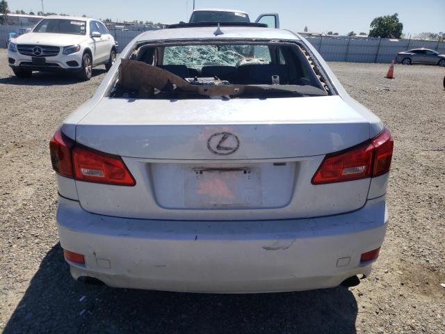 JTHBK262592085974 - 2009 LEXUS IS 250 WHITE photo 6