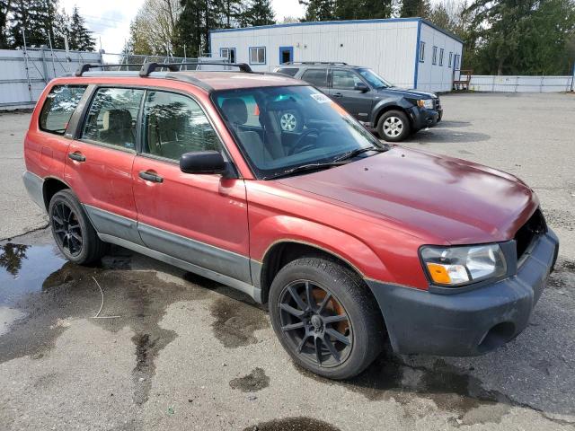 JF1SG636X4H763678 - 2004 SUBARU FORESTER 2.5X RED photo 4