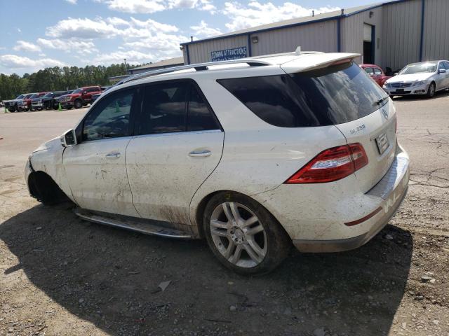 4JGDA5HB9EA269662 - 2014 MERCEDES-BENZ ML 350 4MATIC WHITE photo 2