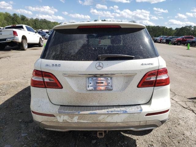 4JGDA5HB9EA269662 - 2014 MERCEDES-BENZ ML 350 4MATIC WHITE photo 6