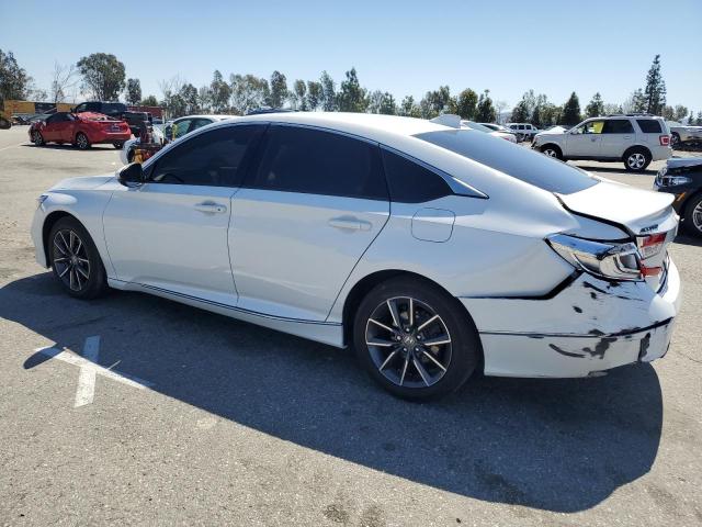 1HGCV1F55MA107067 - 2021 HONDA ACCORD EXL WHITE photo 2