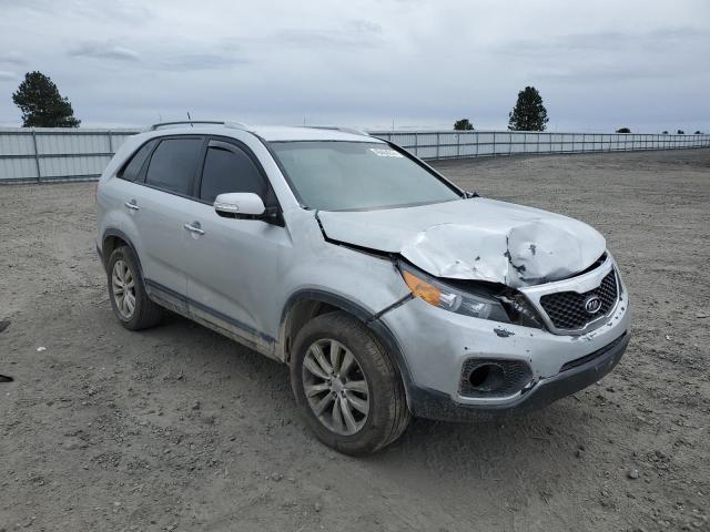 5XYKU4A16BG019886 - 2011 KIA SORENTO EX SILVER photo 4