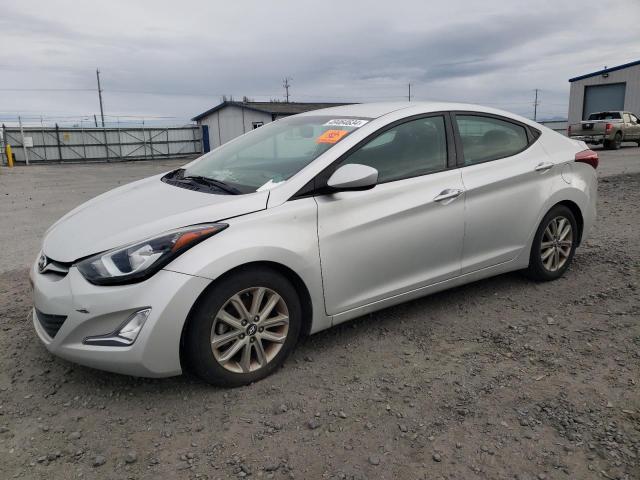 5NPDH4AEXGH771767 - 2016 HYUNDAI ELANTRA SE SILVER photo 1