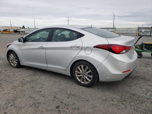 5NPDH4AEXGH771767 - 2016 HYUNDAI ELANTRA SE SILVER photo 2