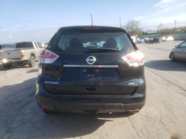 KNMAT2MV7GP652502 - 2016 NISSAN ROGUE S BLACK photo 6