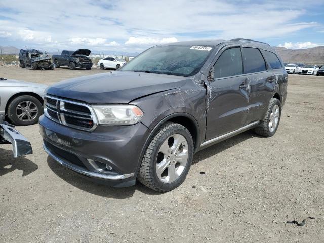 1C4RDJDG0EC318246 - 2014 DODGE DURANGO LIMITED GRAY photo 1