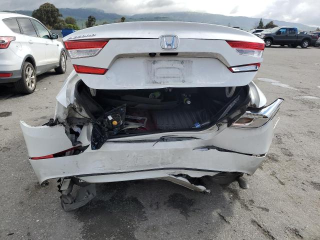 1HGCV1F41KA007441 - 2019 HONDA ACCORD EX WHITE photo 6