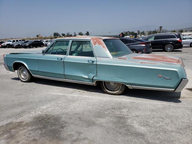 CE41G73164892 - 1967 CHRYSLER NEWPORT BLUE photo 2