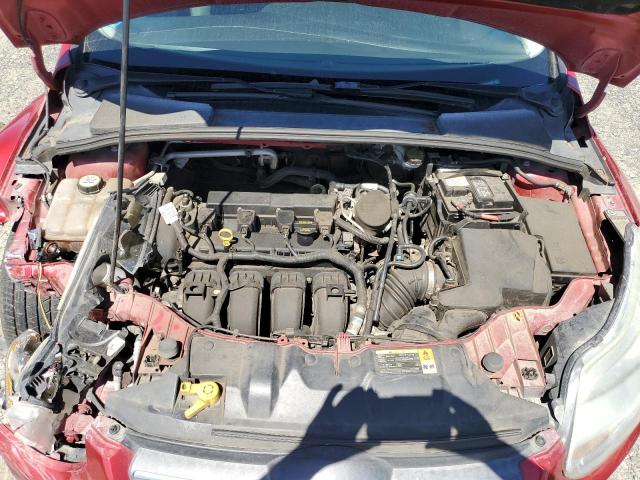 1FAHP3K28CL454553 - 2012 FORD FOCUS SE RED photo 11
