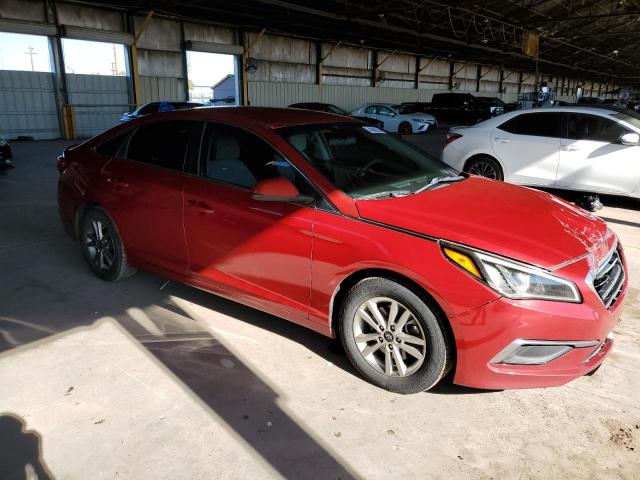 5NPE24AF6HH445478 - 2017 HYUNDAI SONATA SE RED photo 4