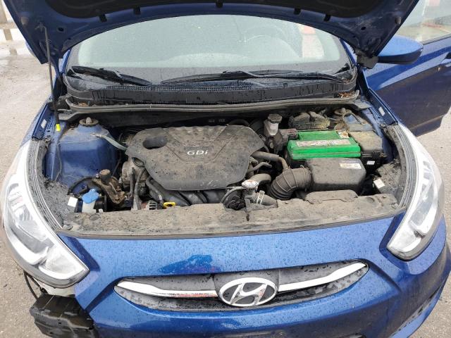 KMHCT5AE3HU316732 - 2017 HYUNDAI ACCENT SE BLUE photo 11