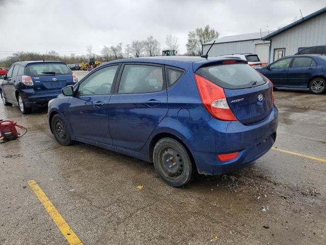 KMHCT5AE3HU316732 - 2017 HYUNDAI ACCENT SE BLUE photo 2