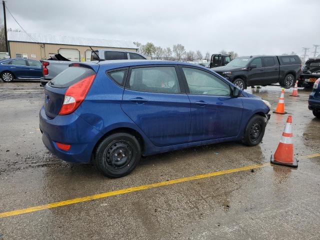 KMHCT5AE3HU316732 - 2017 HYUNDAI ACCENT SE BLUE photo 3