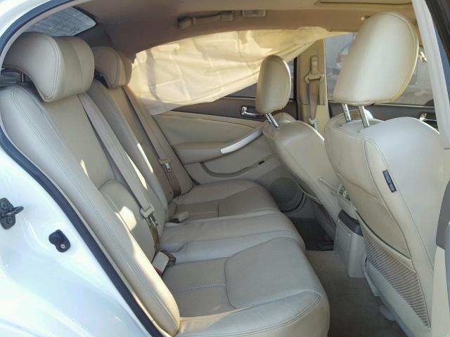 JNKCV51E86M508481 - 2006 INFINITI G35 WHITE photo 6