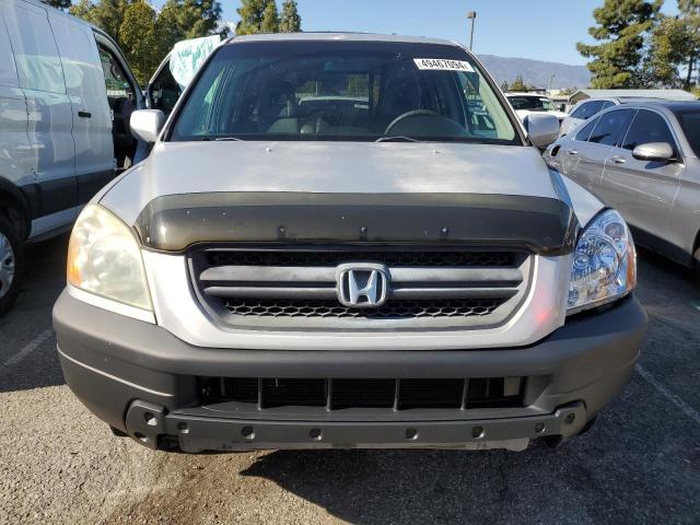 2HKYF18684H574368 - 2004 HONDA PILOT EXL SILVER photo 5