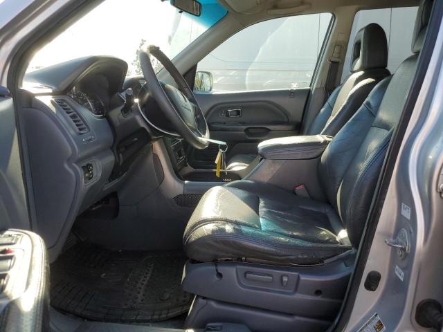 2HKYF18684H574368 - 2004 HONDA PILOT EXL SILVER photo 7