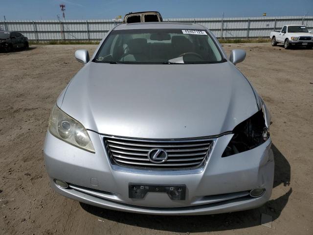 JTHBJ46G372031449 - 2007 LEXUS ES 350 SILVER photo 5