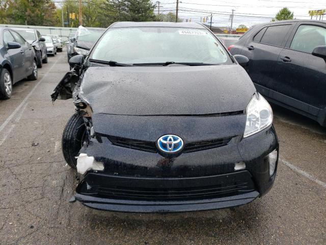 JTDKN3DUXC5479592 - 2012 TOYOTA PRIUS BLACK photo 5