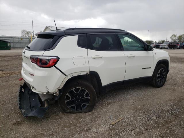 3C4NJDDB5KT703542 - 2019 JEEP COMPASS TRAILHAWK WHITE photo 3