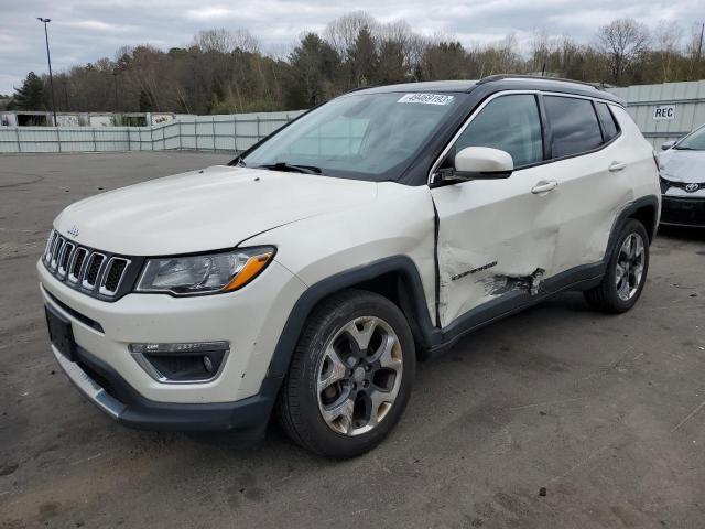 3C4NJDCBXHT671861 - 2017 JEEP COMPASS LIMITED WHITE photo 1